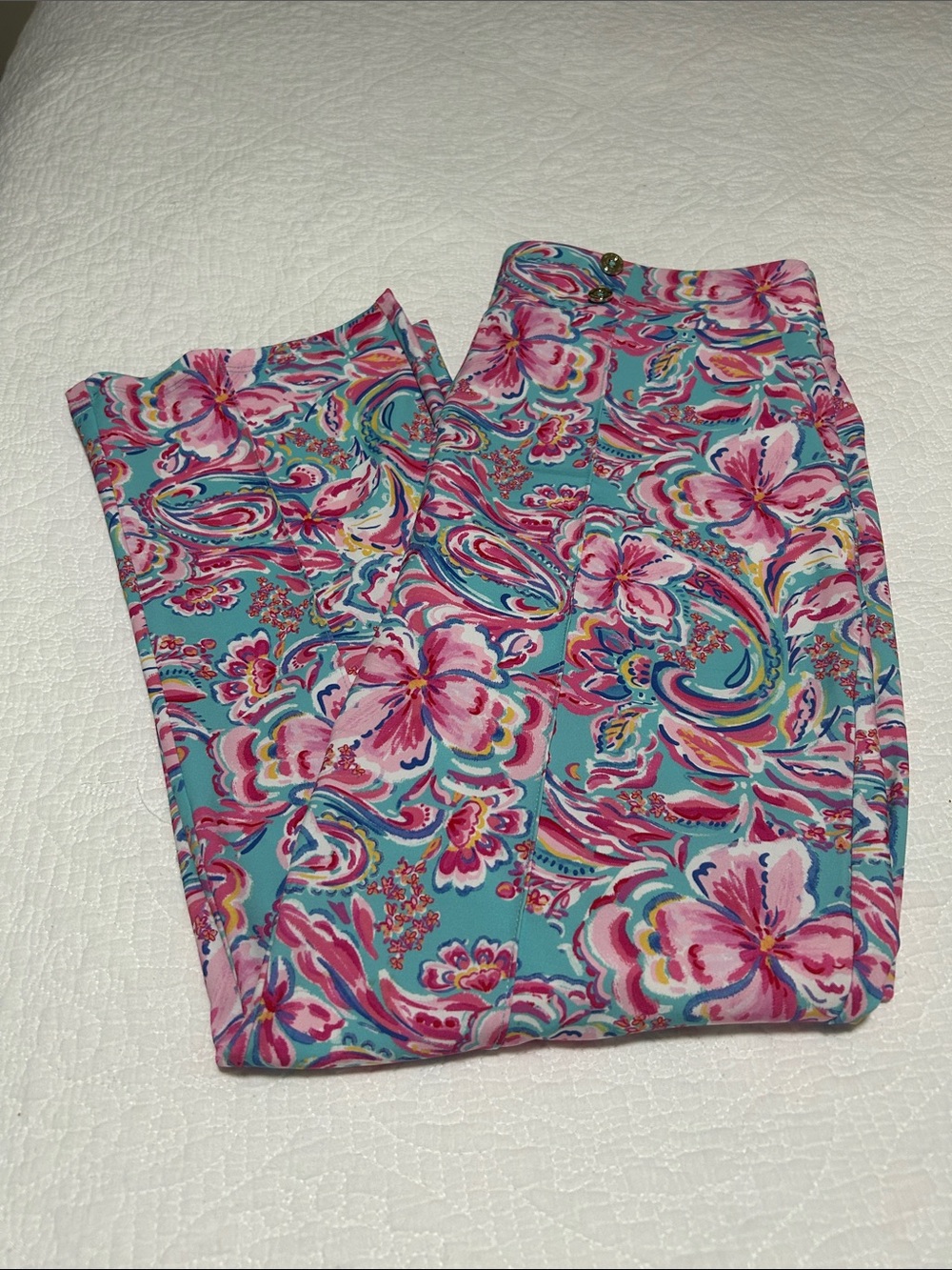 Stella Parker Floral Crop Pant